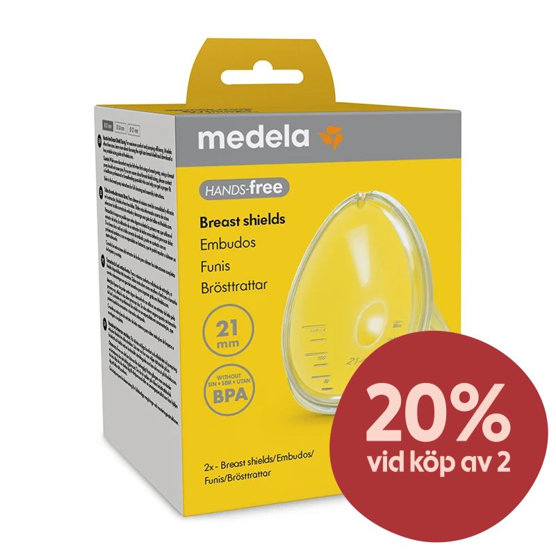 Medela Hands-free brösttratt 2-p 21 mm - Amning