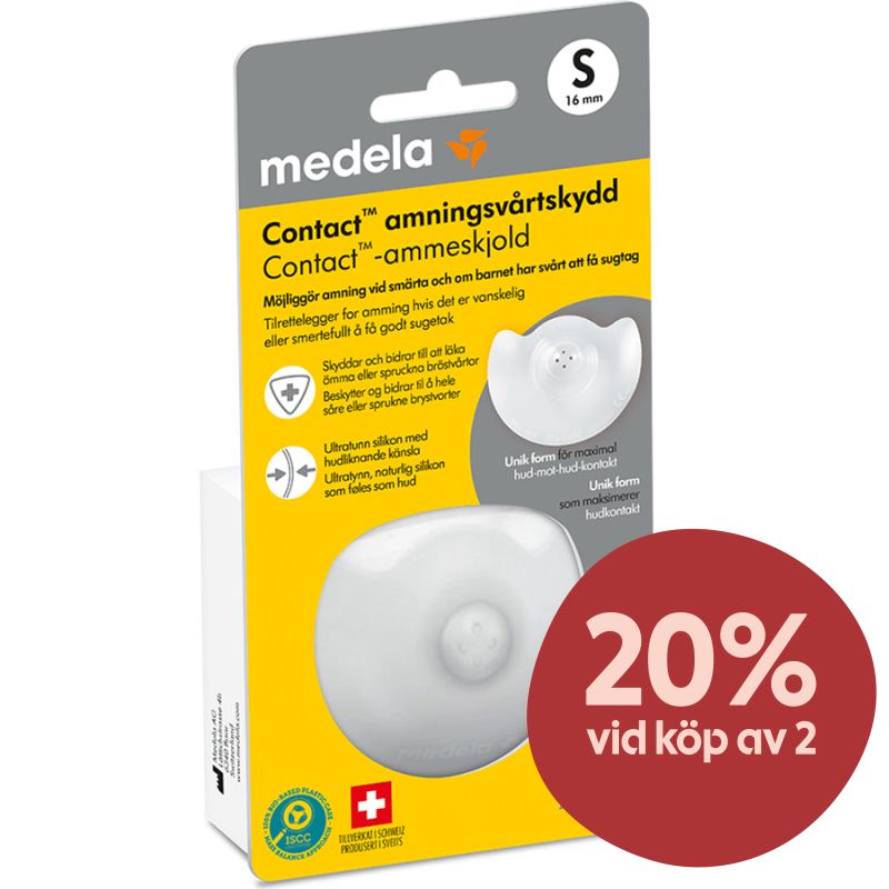 Medela Contact amningsvårtskydd 2st S - Amningsnappar & bröstvårtsskydd