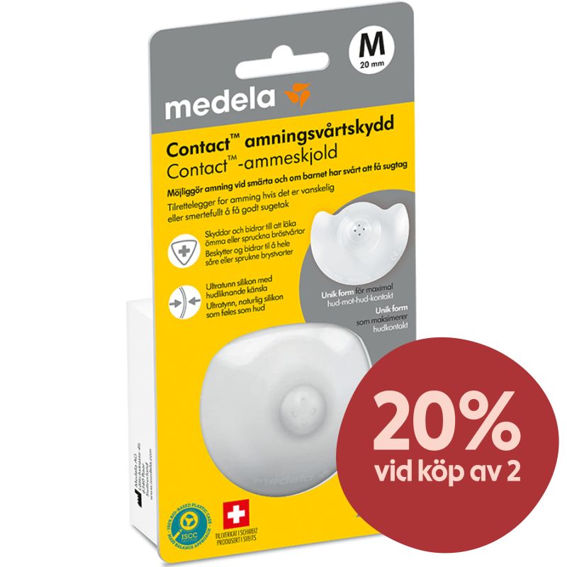 Medela Contact amningsvårtskydd 2st M - Amningsnappar & bröstvårtsskydd