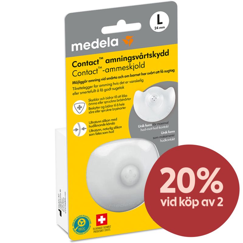 Medela Contact amningsvårtskydd 2st L - Amningsnappar & bröstvårtsskydd