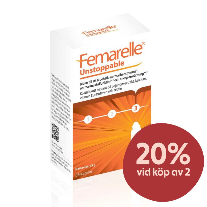 Femarelle Unstoppable 60+ 56 st - Kosttillskott klimakteriet