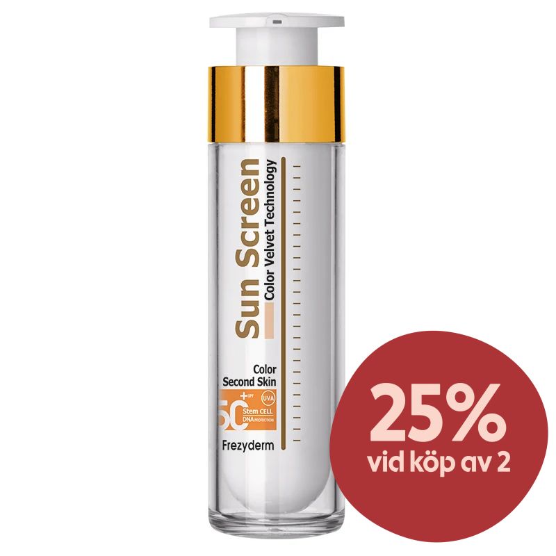 Frezyderm Sun Screen Color Velvet Face SPF 50+, 50 ml - Solskydd ansikte