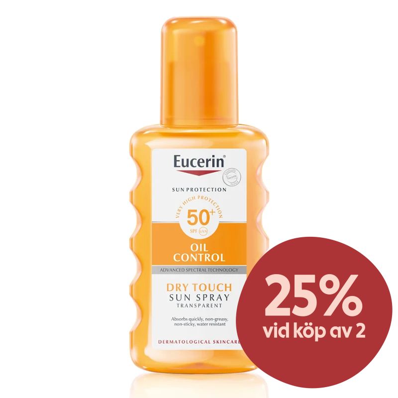 Eucerin Sun Spray Transparent SPF 50+, 200ml - Solskydd kropp