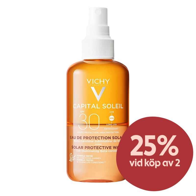 Vichy Capital Soleil Enhance Tan Protect Water SPF 30, 200 ml - Solskydd kropp