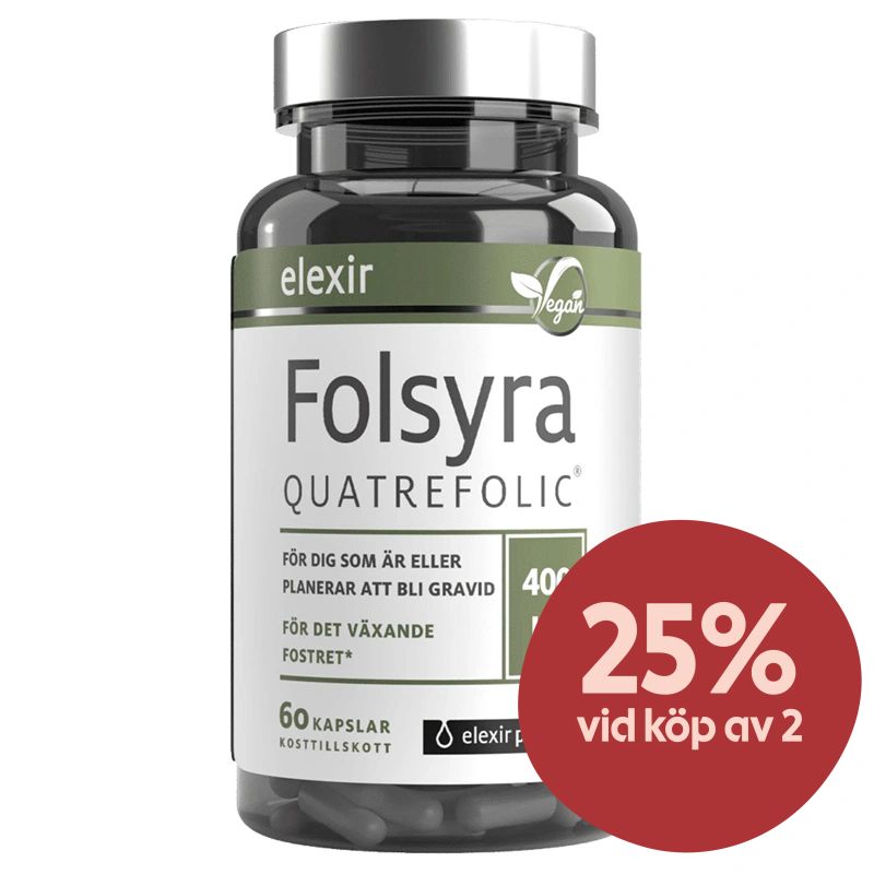 Elexir Pharma Folsyra 60 kapslar - Folsyra