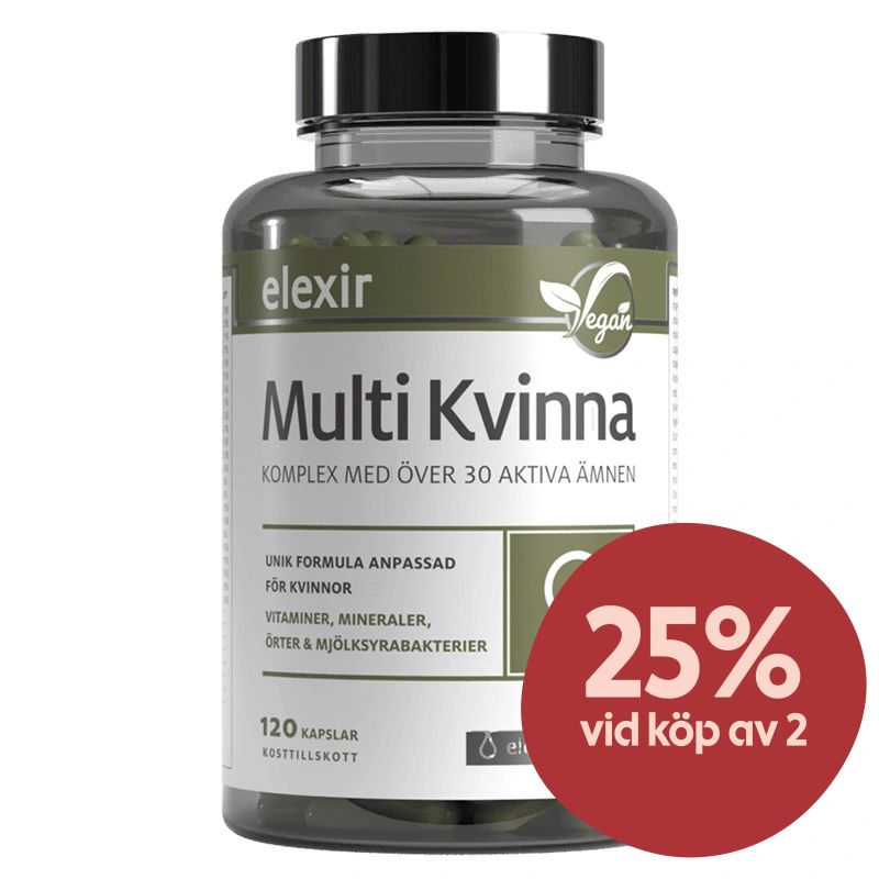 Elexir Pharma Multi Kvinna 120 kapslar - Kosttillskott kvinna
