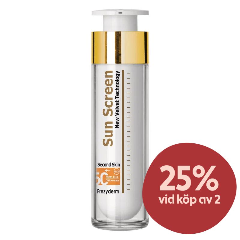 Frezyderm Sun Screen Velvet Face SPF 50+, 50 ml - Solskydd ansikte