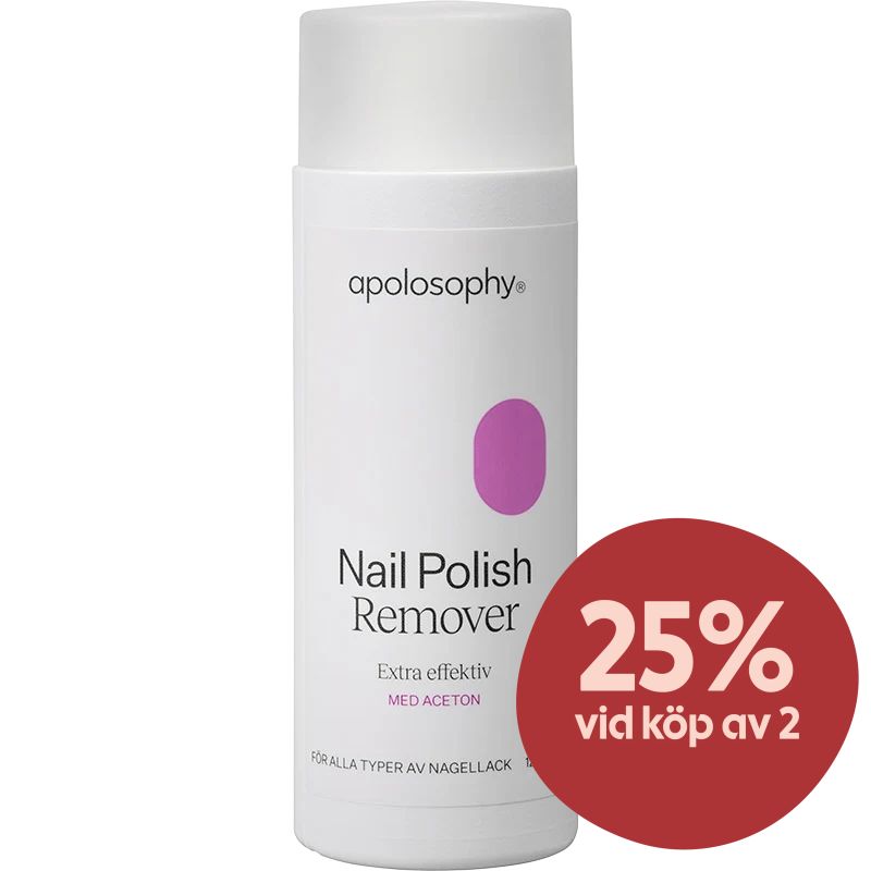 Apolosophy Nail Polish Remover med Aceton 125 ml - Nagellacksborttagning