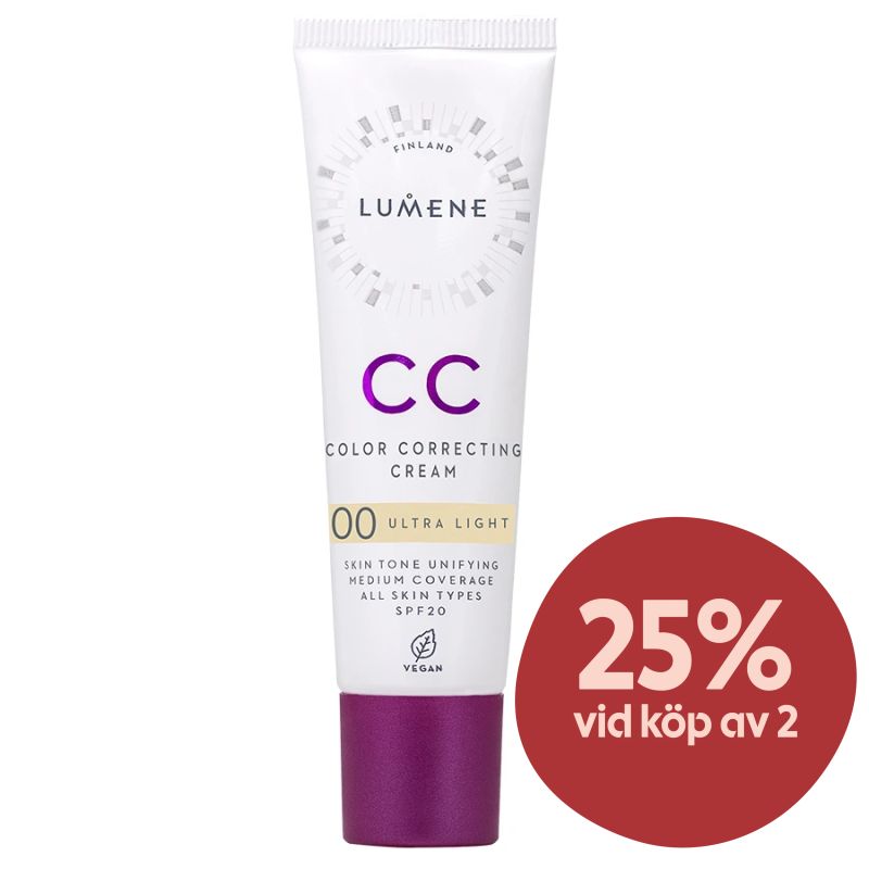Lumene CC Cream SPF 20, 30 ml Ultra Light - CC-cream