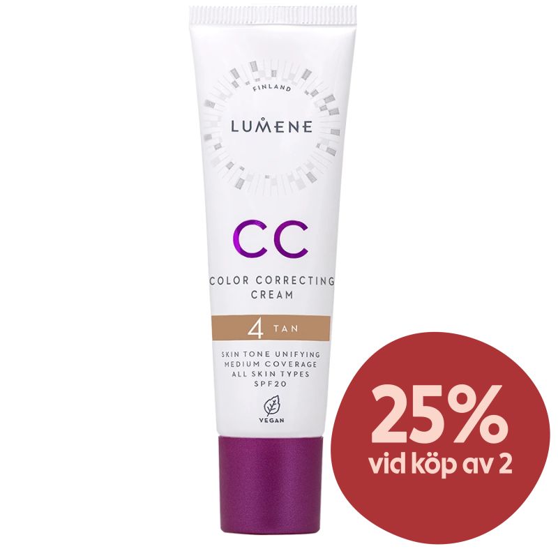 Lumene CC Cream SPF 20, 30 ml Tan - CC-cream