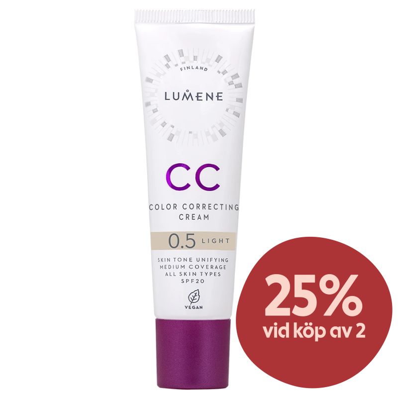 Lumene CC Cream SPF 20, 30 ml Light - CC-cream
