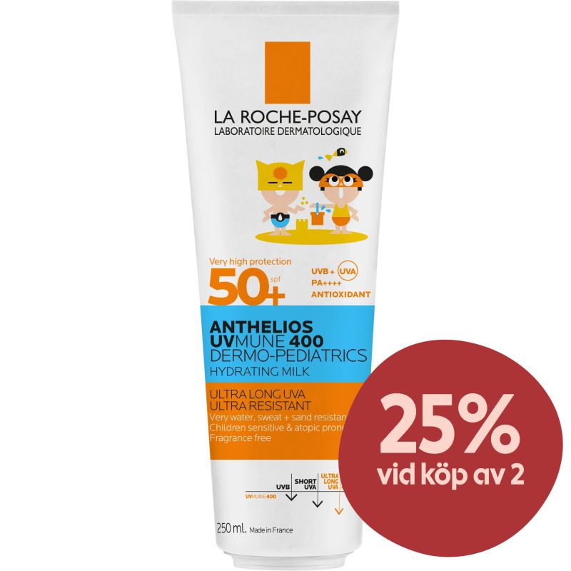 La Roche-Posay Anthelios Kids UVMUNE milk paper tube spf50+, 250 ml - Solkräm för barn