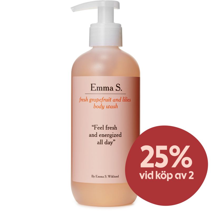 Emma S Fresh Grapefruit and Lilies Body Wash 350 ml - Duschkräm & duschtvål