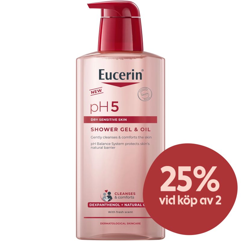 Eucerin pH5 Shower Gel & Oil 400 ml - Duscholja