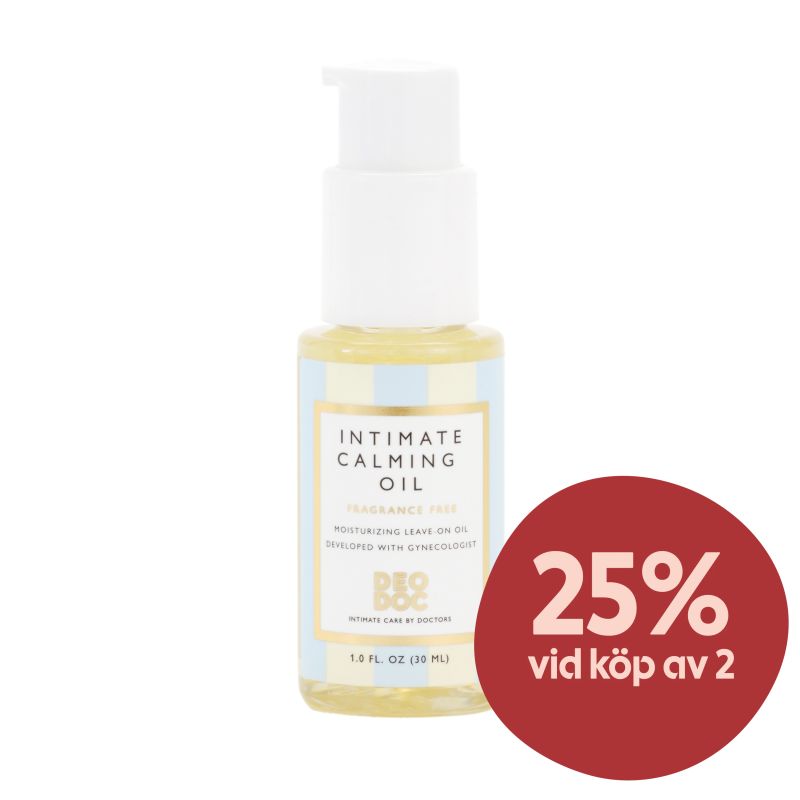 DeoDoc Calming Oil Fragrance Free 30 ml - Rakgel & aftershave för intimrakning