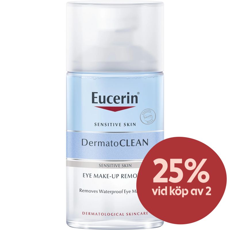 Eucerin DermatoClean Eye Makeup Remover 125ml - Sminkborttagning ögon