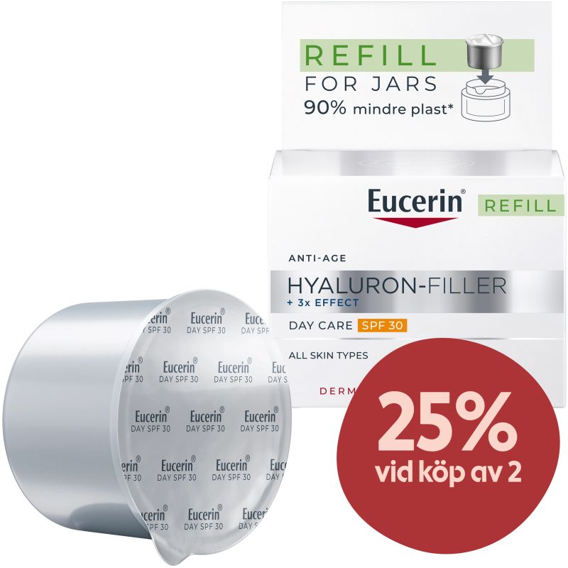 Eucerin Hyaluron-Filler +3x Effect Day Cream SPF30 Refill 50 ml - Ansiktskräm - dagkräm