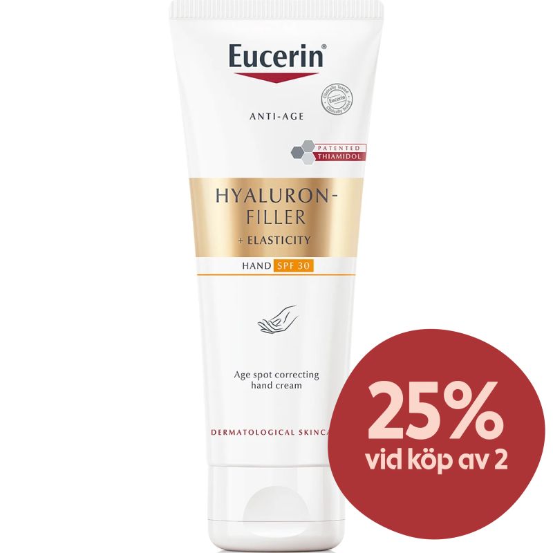 Eucerin Hyaluron-Filler + Elasticity Hand Cream SPF 30, 75 ml - Handkräm