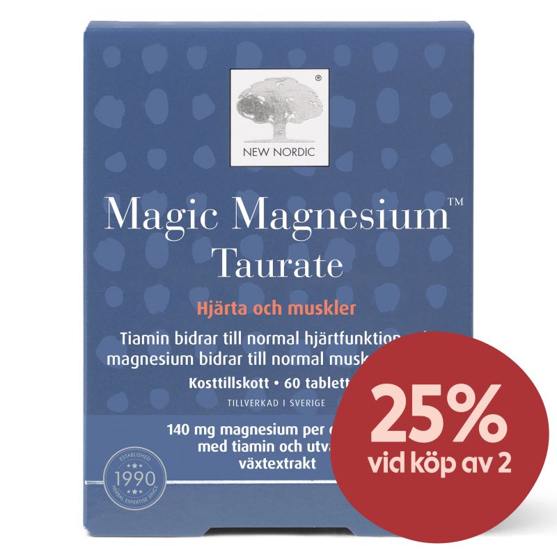 New Nordic Magic Magnesium Taurate 60 st - Magnesium