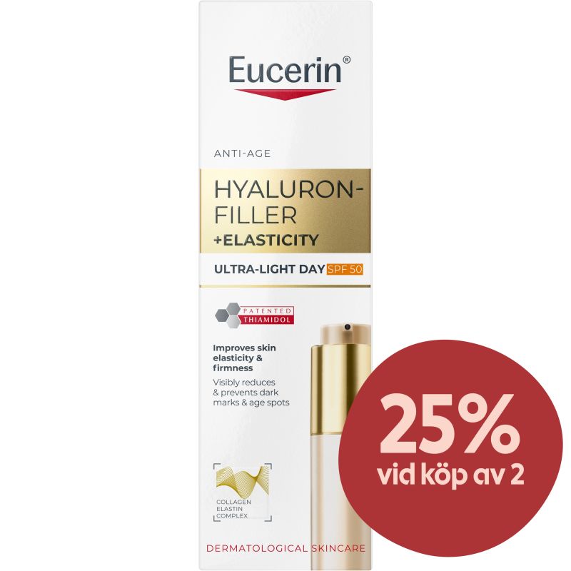 Eucerin Hyaluron-Filler + Elasticity Ultra-Light Day SPF 50 - Ansiktskräm - dagkräm