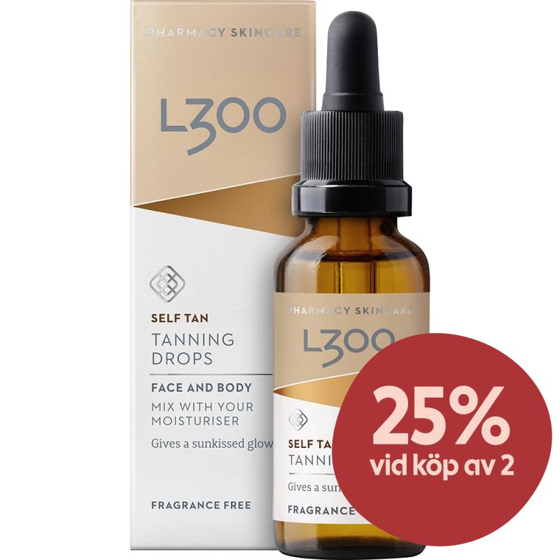 L300 Tanning Drops 30 ml - Brun utan sol droppar