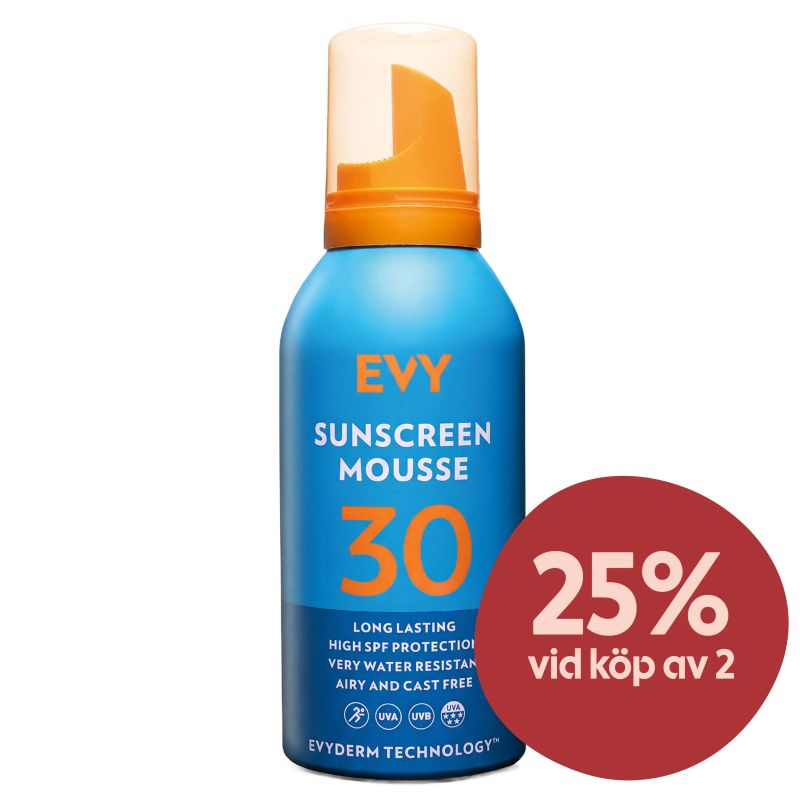 Evy Sunscreen Mousse SPF 30, 150 ml - Solskydd ansikte