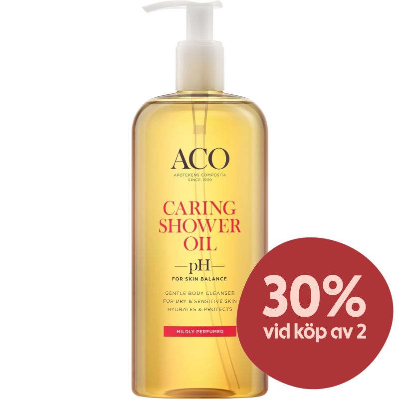 ACO Caring Shower Oil parfymerad 400 ml - Duscholja