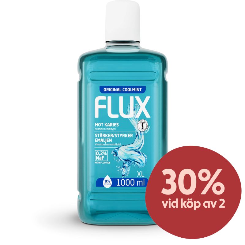 Flux Original Coolmint fluorskölj 1000 ml - Munskölj