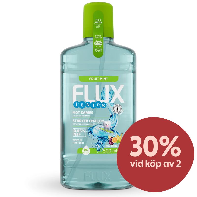 Flux Junior Fruit mint 500 ml - Munskölj för barn