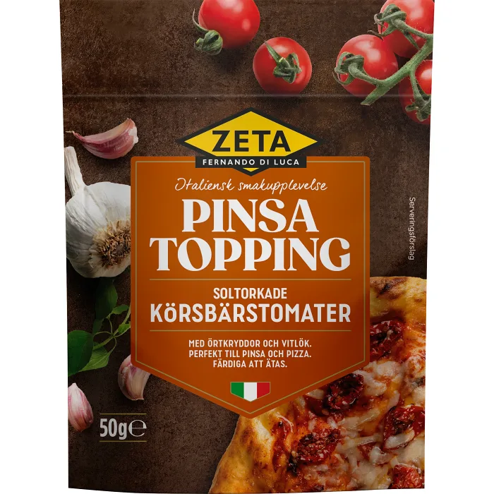 Pinsatopping tomat 50 Gram Zeta
