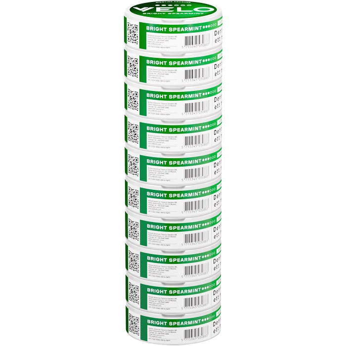 Velo Bright Spearmint 8mg Stock