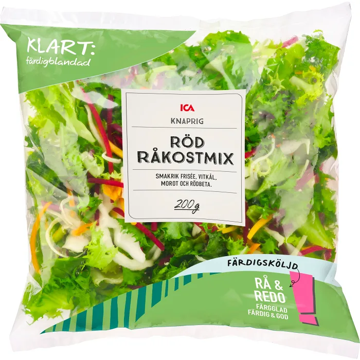 Röd råkostmix Sköljd 200g ICA