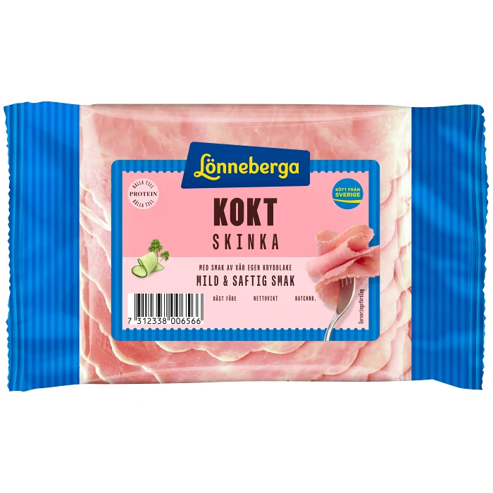 Skinka Kokt 105g Lönneberga