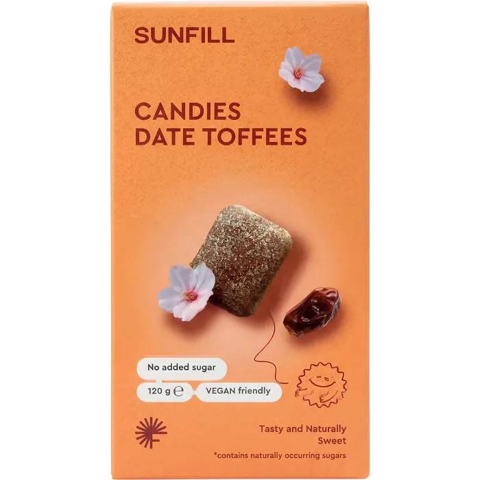 Dadlar Toffees 120g Sunfill