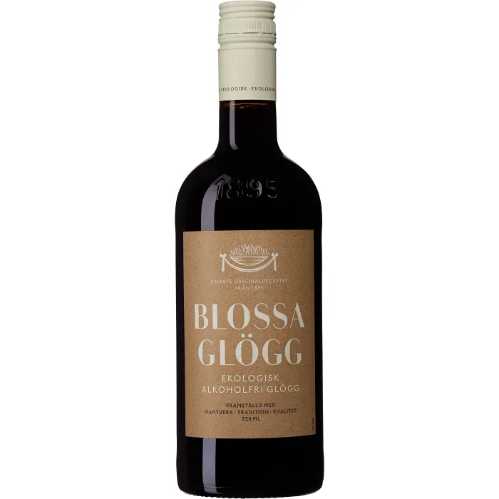 Alkoholfri Glögg Röd Ekologisk 750ml Blossa