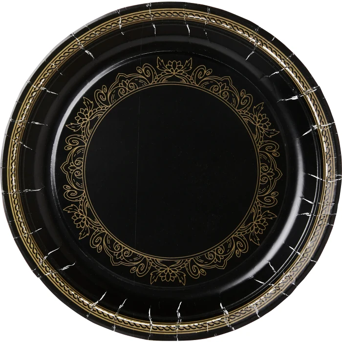 Tallrik Louise svart 26cm 8-p ICA