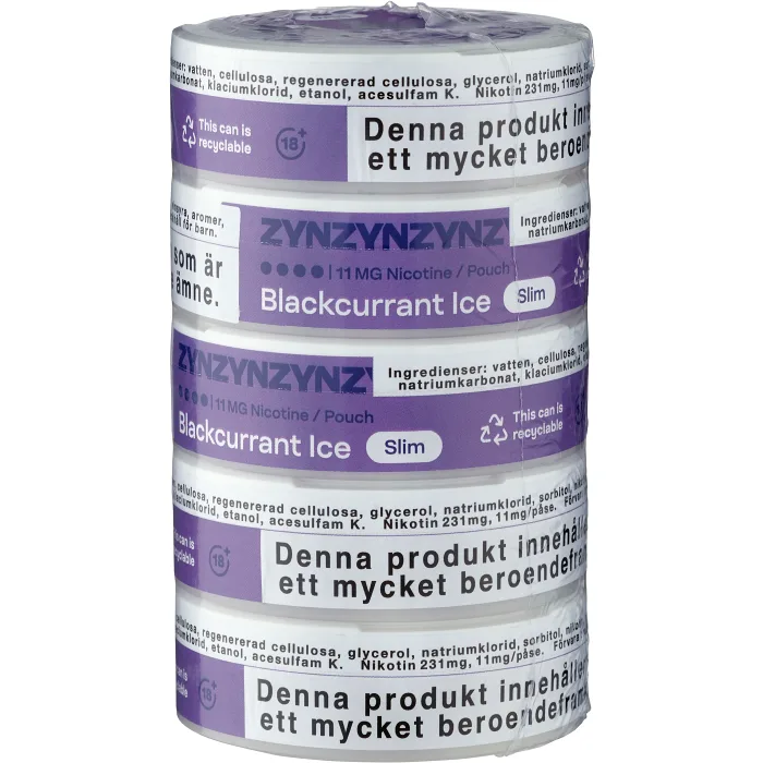 Blackcurrant Ice S4 5xStock Zyn