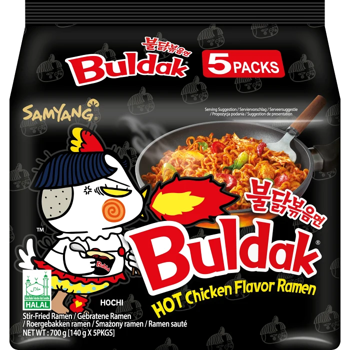 Snabbnudlar Kycklingsmak 140g Samyang