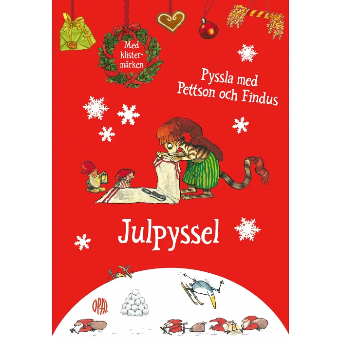 Pyssla med Pettson och Findus : julpyssel med klistermärken