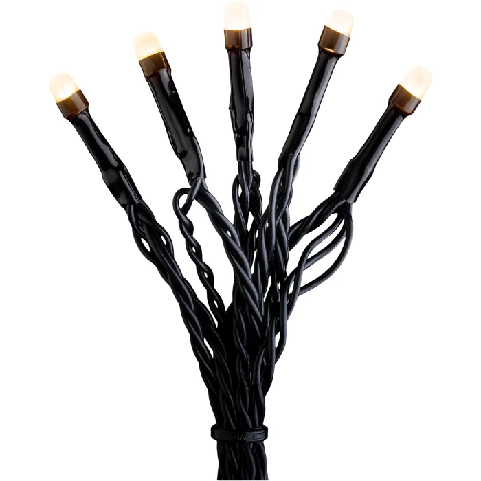 Ljusslinga 100 LED amber Konstsmide