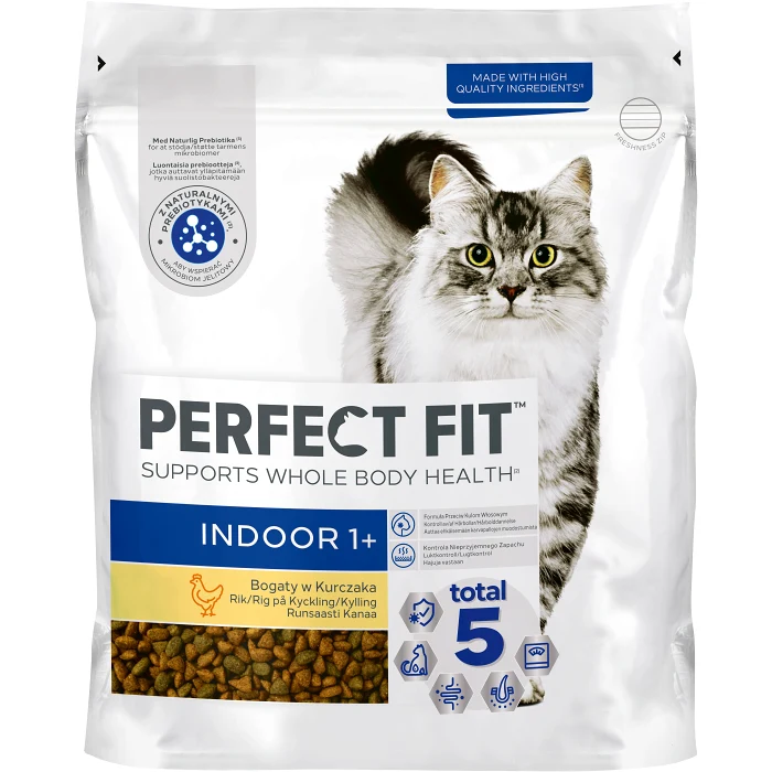 Kattmat torr Katt Indoor Kyckl 1400g Perfect Fit