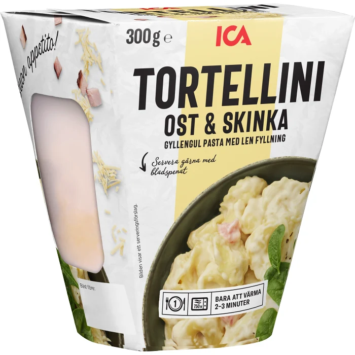 Färdigmat Tortellini Ost och Skinka ICA