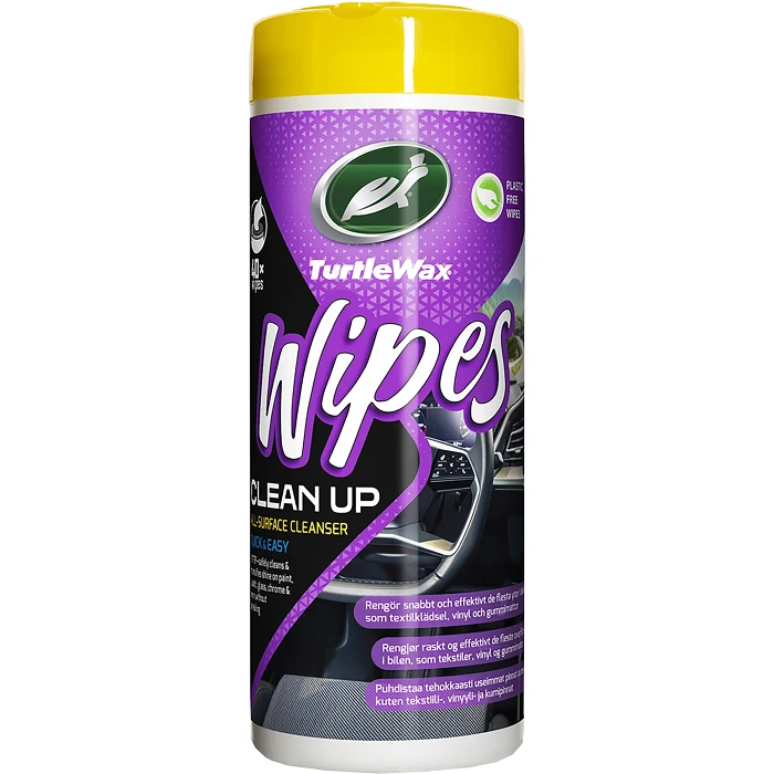 Allrengöring Cleanup Wipes 40p Turtle Wax