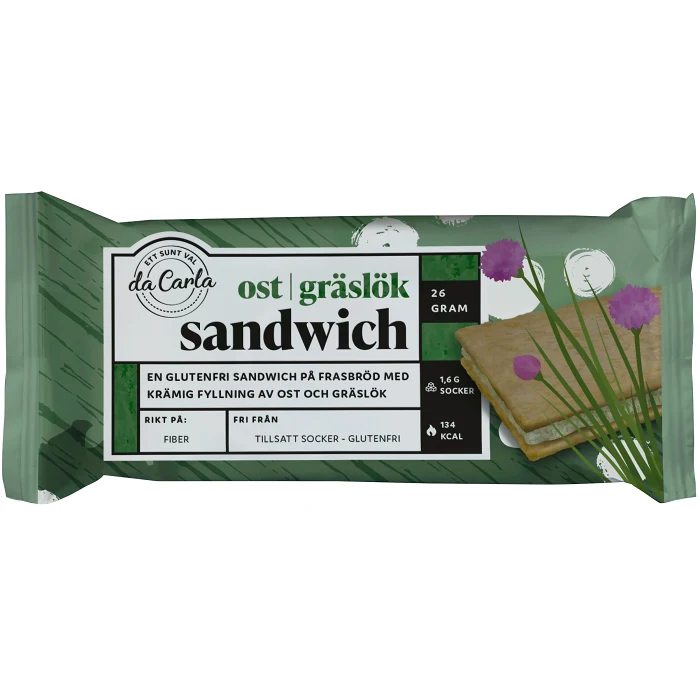 Sandwich Cheese & Chives Glutenfri 26g