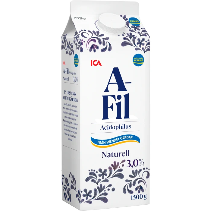 A-fil Naturell 3% 1,5l ICA