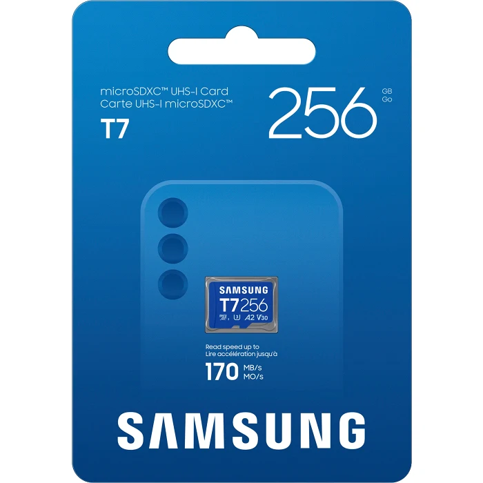 Minneskort 256GB T7 micro SD