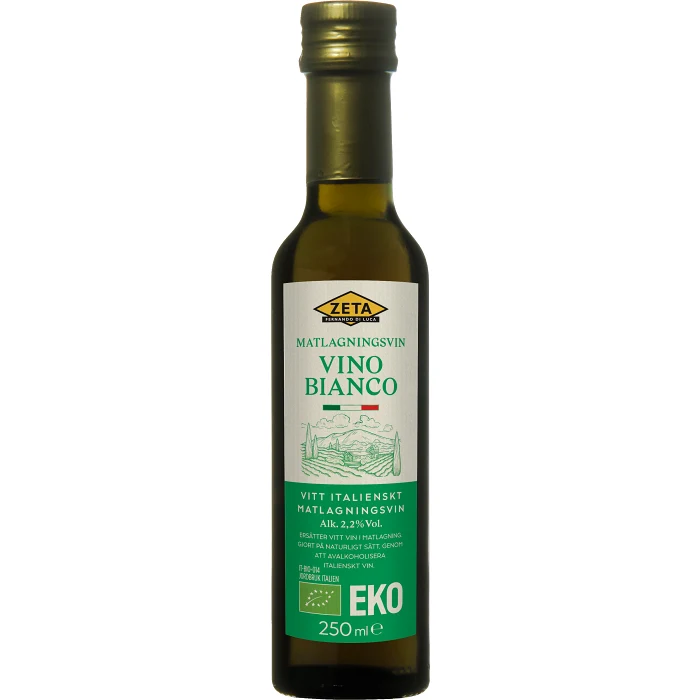 Matlagningsvin vitt Ekologisk 250ml Zeta