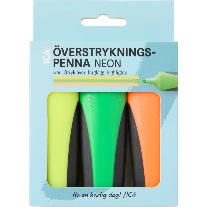 Överstrykningspenna 3p Neon
