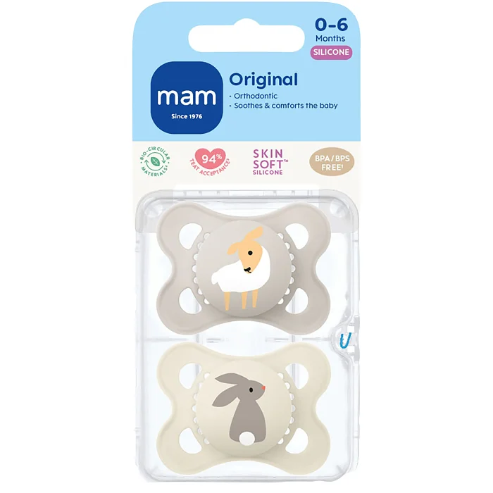 Napp Original 0-6m Silikon 2-p MAM