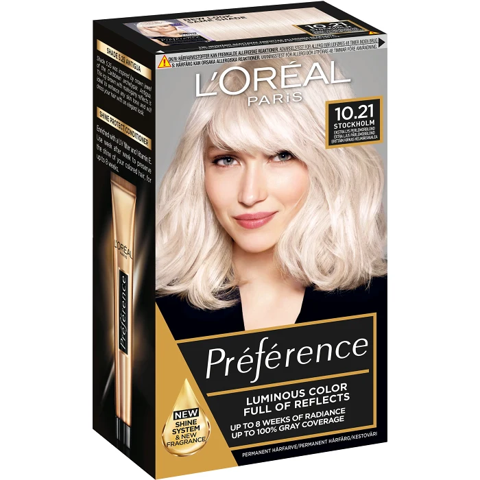 Hårfärg 10.21 Stockholm Extra Ljus Pärlemorblond 1-p Rectical Préférence